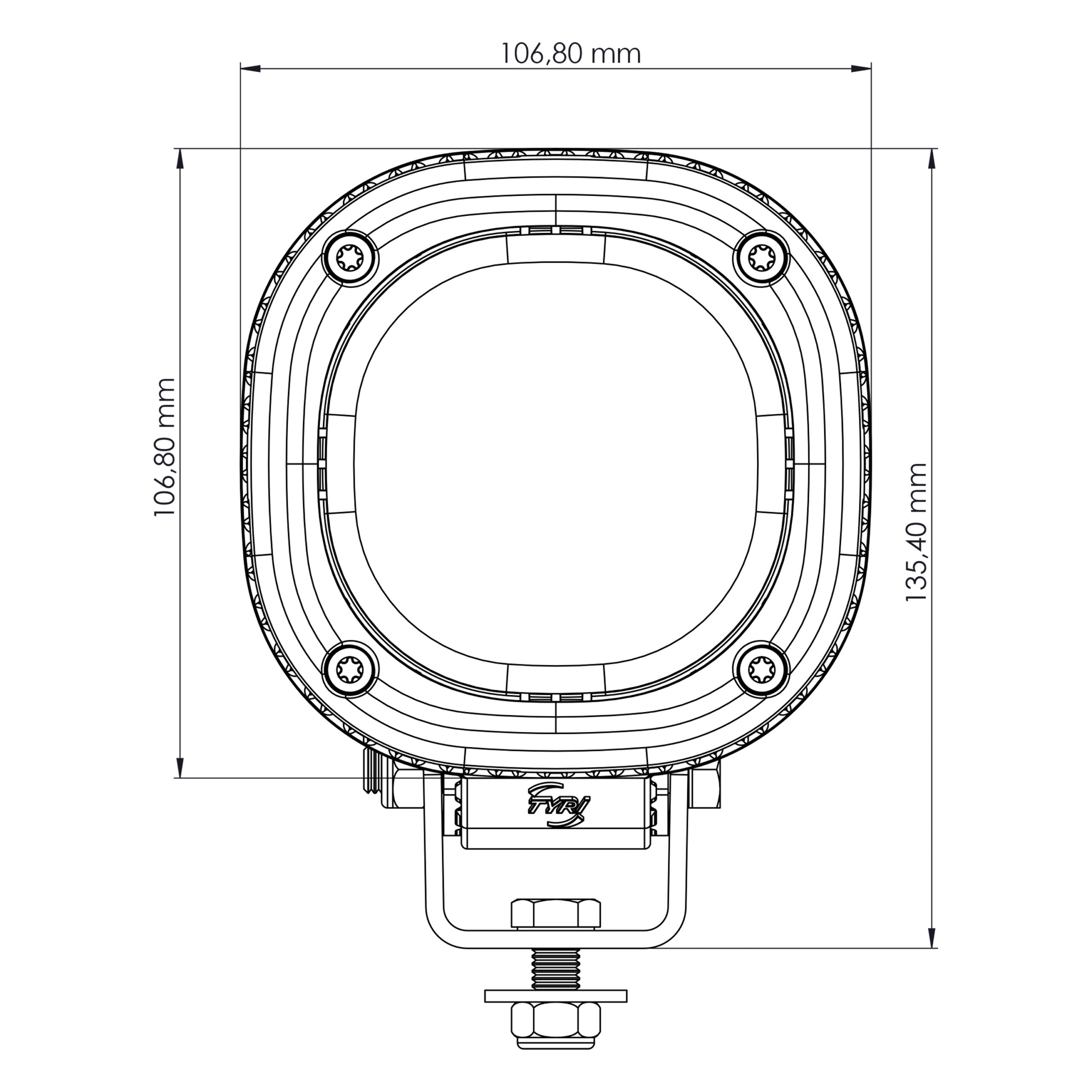 TYRI 1010 4600 eLumen w-Lens Cover