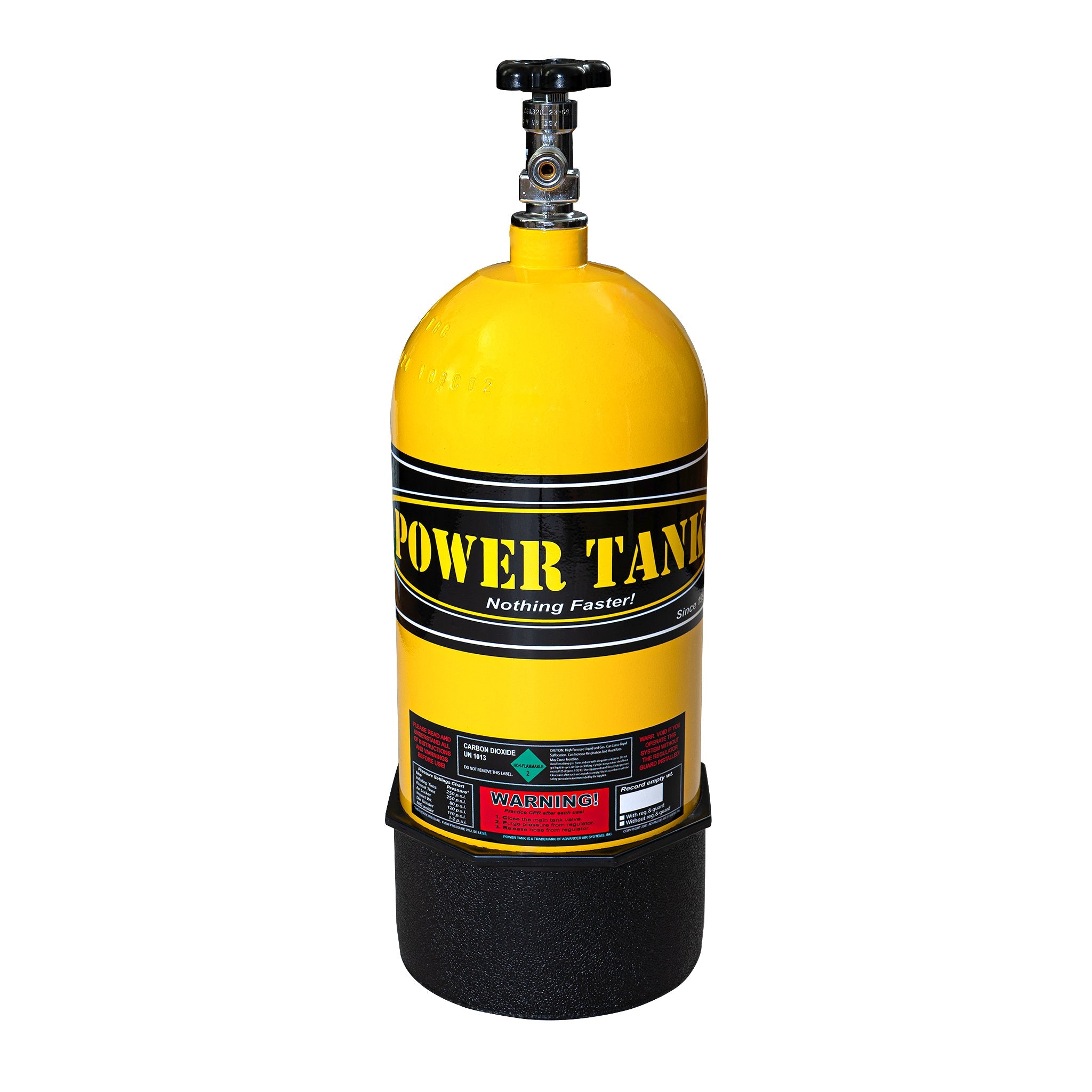 10 lb CO2 Spare Bottle Powdercoated