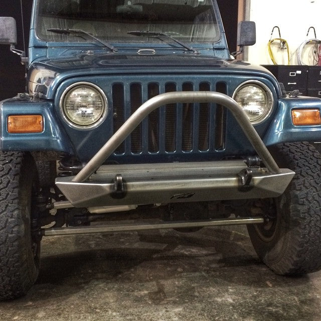 Mid-Width Front Bumper w/ stinger for Jeep YJ / TJ / LJ