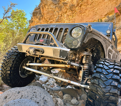 JEEP JK/JKU SAVVY LEGACY 6061 ALUMINUM FRONT BUMPER WITH HOOP