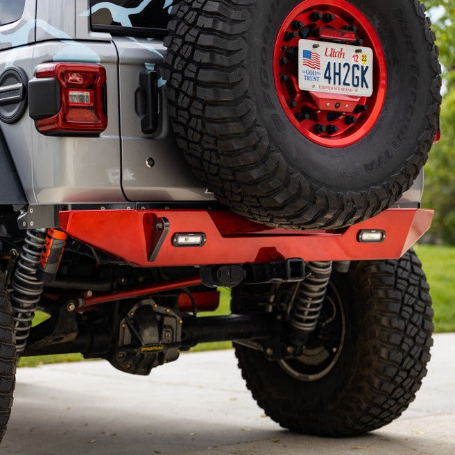 Savvy Aluminum Krawler Lite Bolt on Rear Bumper for JL