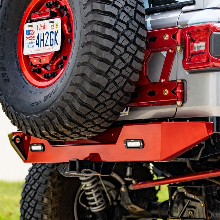 Savvy Aluminum Krawler Lite Bolt on Rear Bumper for JL