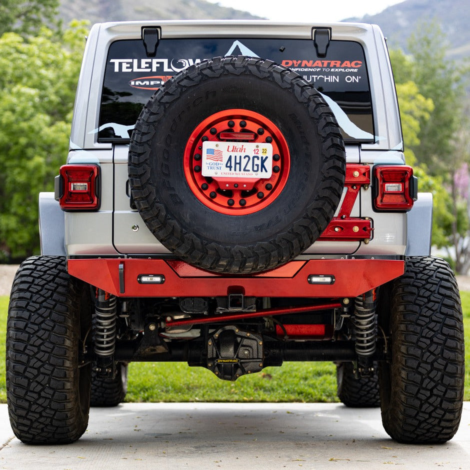 Savvy Aluminum Krawler Lite Bolt on Rear Bumper for JL