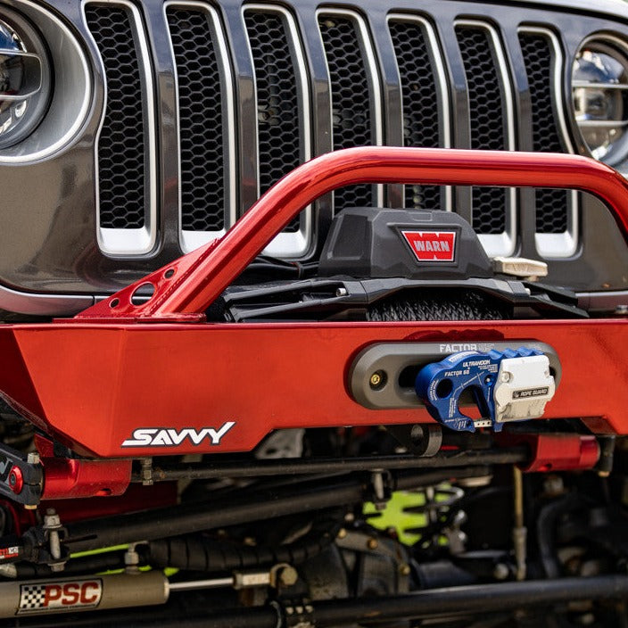 Savvy Aluminum Krawler Lite Front Bumper Kit w/Hoop for JL/JT