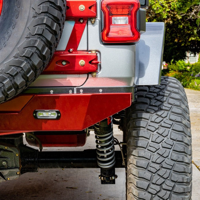 Savvy Aluminum Krawler Lite Bolt on Rear Bumper for JL