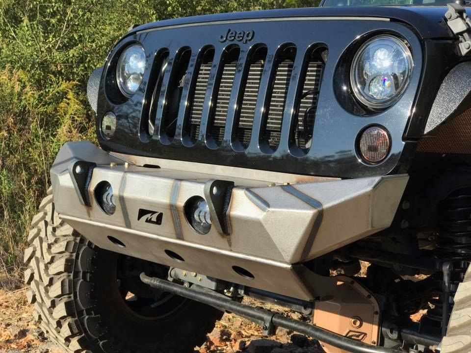 Hammer Series Front Bumper W/Fog Mount for Jeep JK / JKU