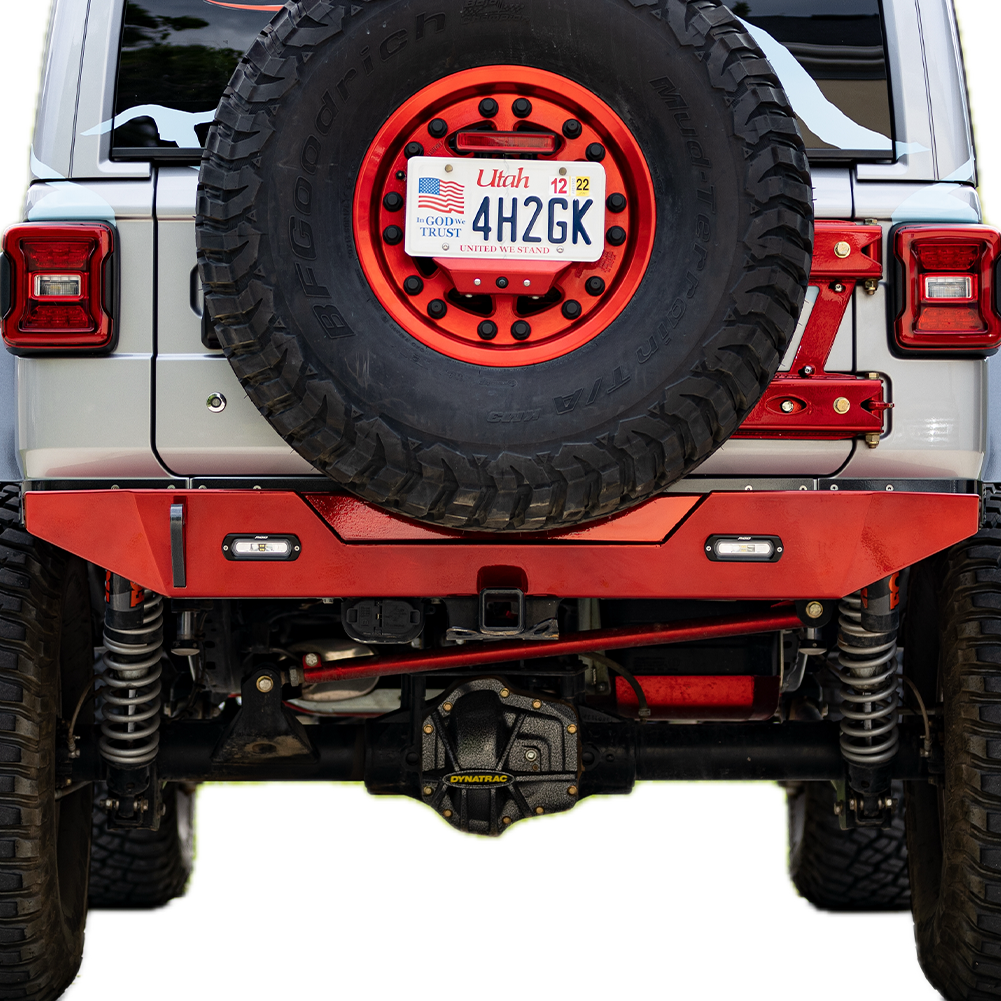 Savvy Aluminum Krawler Lite Bolt on Rear Bumper for JL