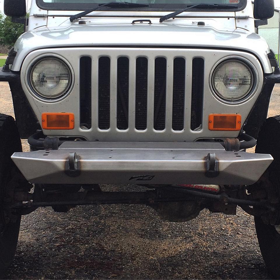 Mid-Width Front Bumper for Jeep YJ / TJ / LJ