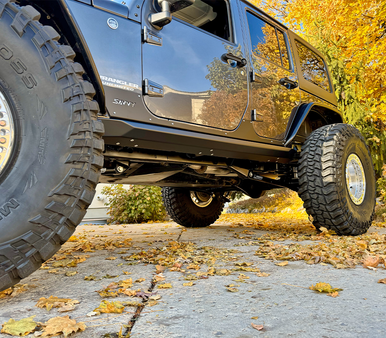 JEEP JKU SAVVY KRAWLER LITE SLIDERS (BOLT ON)