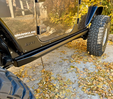 JEEP JKU SAVVY KRAWLER LITE SLIDERS (WELD ON)