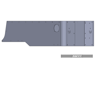 JEEP LJ SAVVY LEGACY ALUMINUM CORNER ARMOR