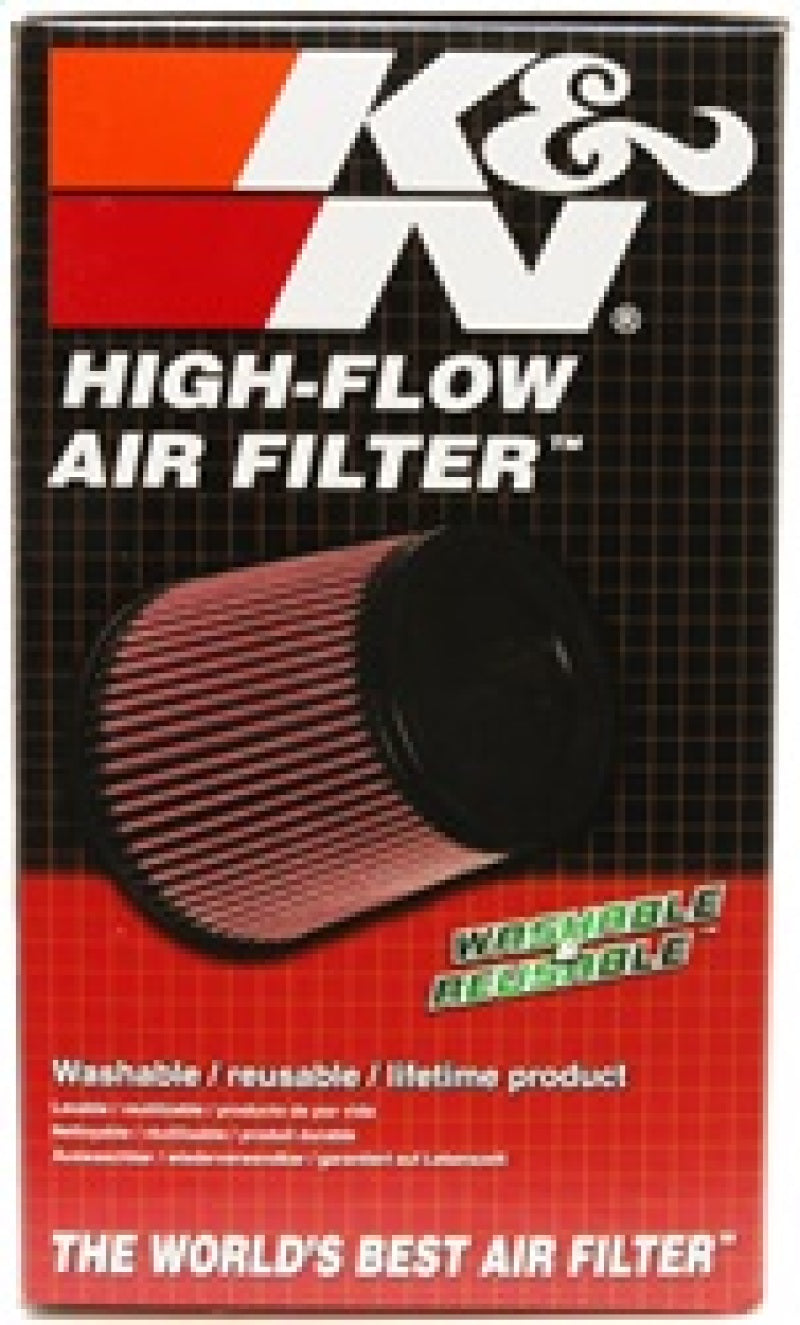 K&N Universal Clamp-On Air Filter 4-1/2in FLG / 5-7/8in B / 4-1/2in T / 8-3/8in H