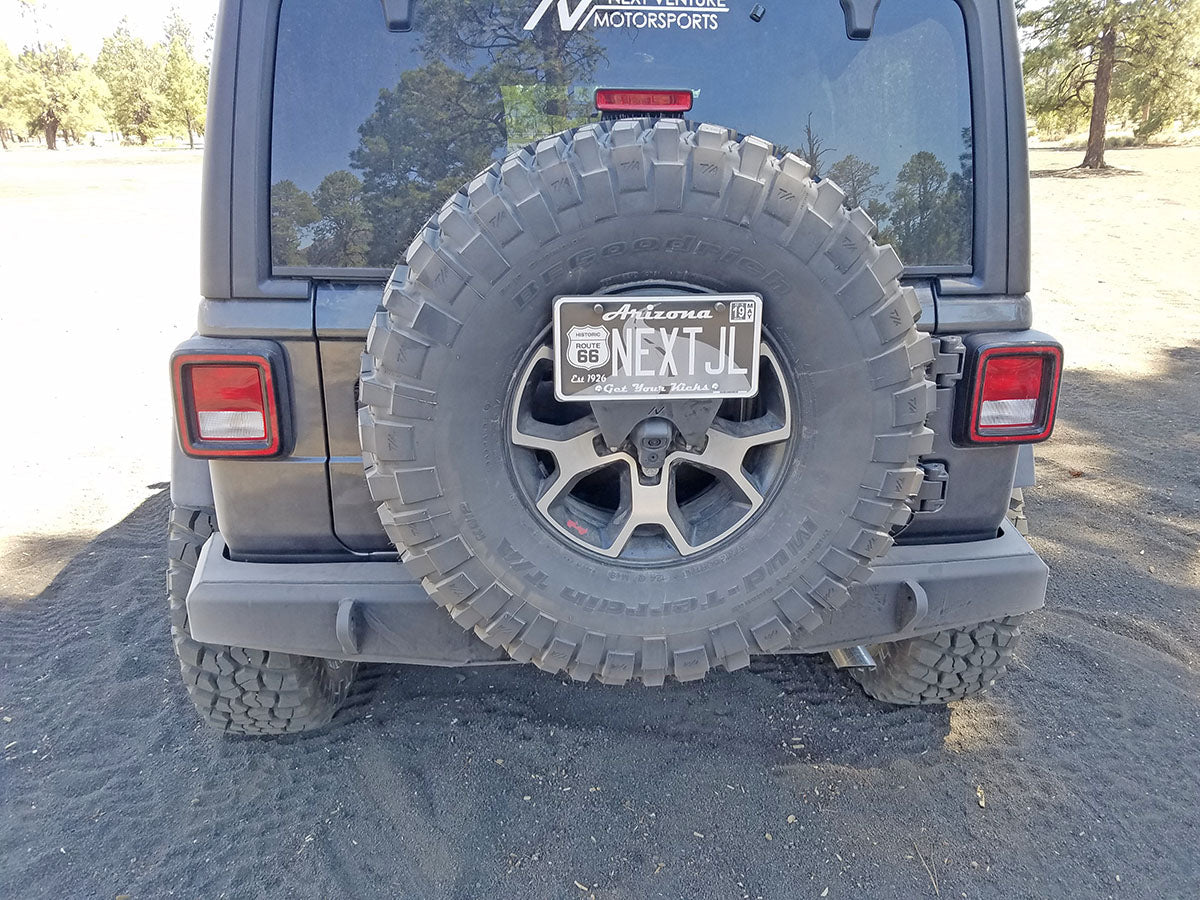 JL / JK License Plate Relocation Bracket