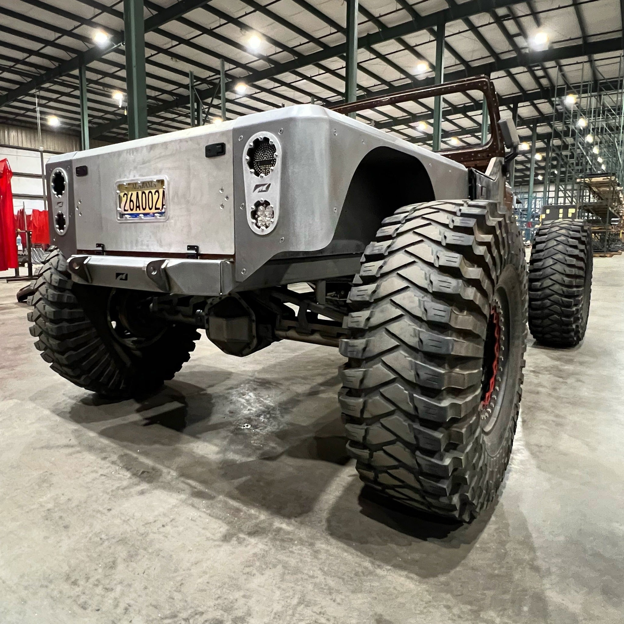 15" Stretch Over the Rail Corner Armor for Jeep YJ