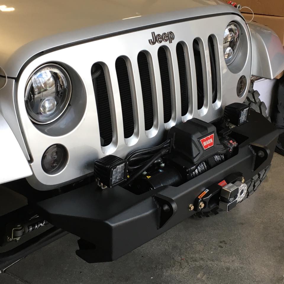 Crusher Series Front Bumper for Jeep JK / JKU