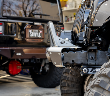 JEEP JK/JKU SAVVY LEGACY 6061 ALUMINUM FRONT BUMPER WITH HOOP