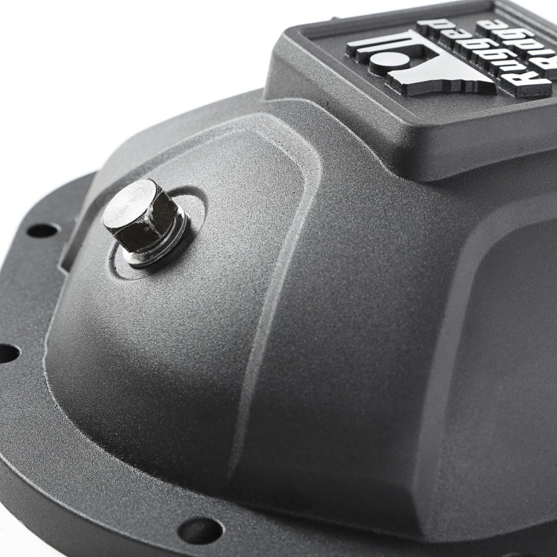 Rugged Ridge Boulder Aluminum Differential Cover Dana 44 Black