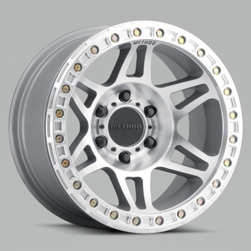 Method MR106 Beadlock 17x9 -44mm Offset 8x6.5 130.81mm CB Machined/Clear Coat w/BH-H36125 Wheel