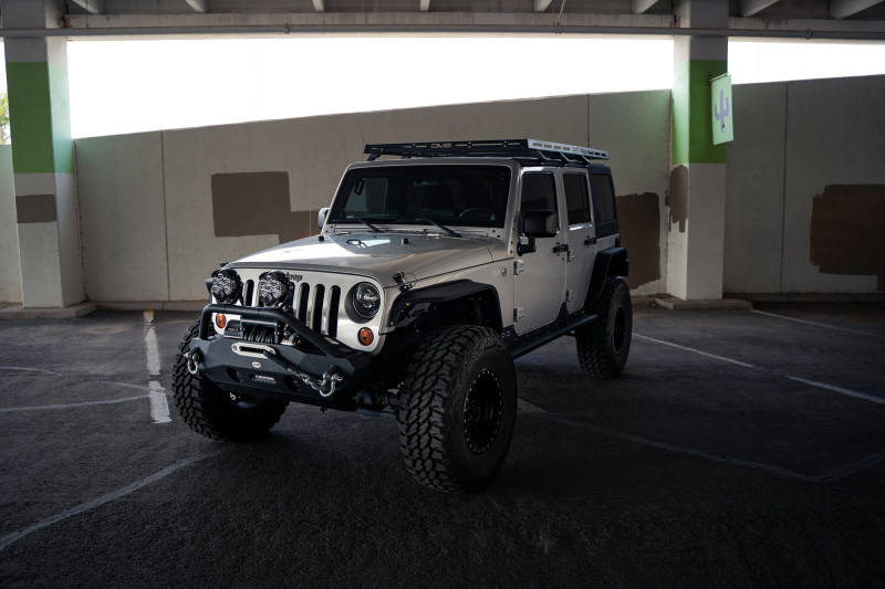 DV8 Offroad 07-18 Jeep Wrangler JK Full-Length Roof Rack