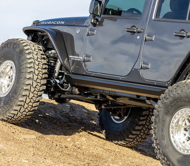 JEEP JKU SAVVY KRAWLER LITE SLIDERS (WELD ON)