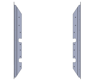 JEEP LJ SAVVY LEGACY 6061 ALUMINUM ROCKER ARMOR