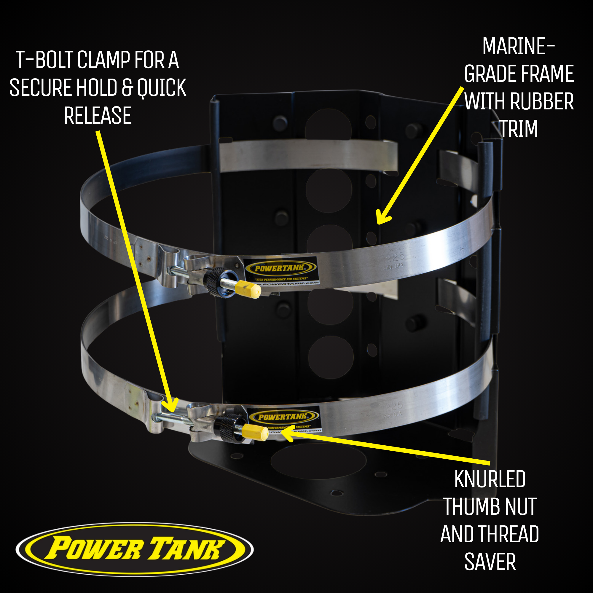 Propane Tank Bracket for 20 lb. Steel BBQ Propane Tank