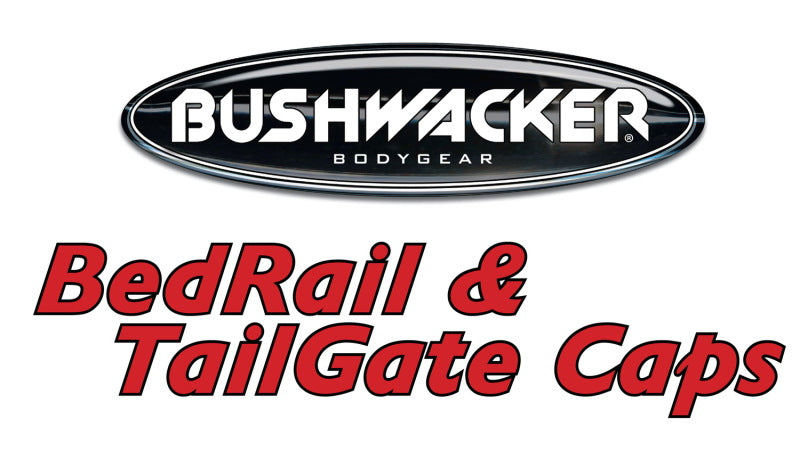 Bushwacker 11-15 Ford Ranger T6 Bed Rail Caps - Black