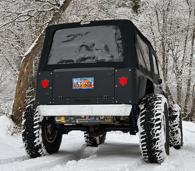 JEEP TJ / LJ SAVVY LEGACY 6061 ALUMINUM REAR BUMPER