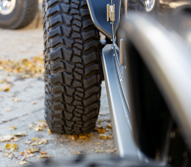 JEEP JKU SAVVY KRAWLER LITE SLIDERS (WELD ON)