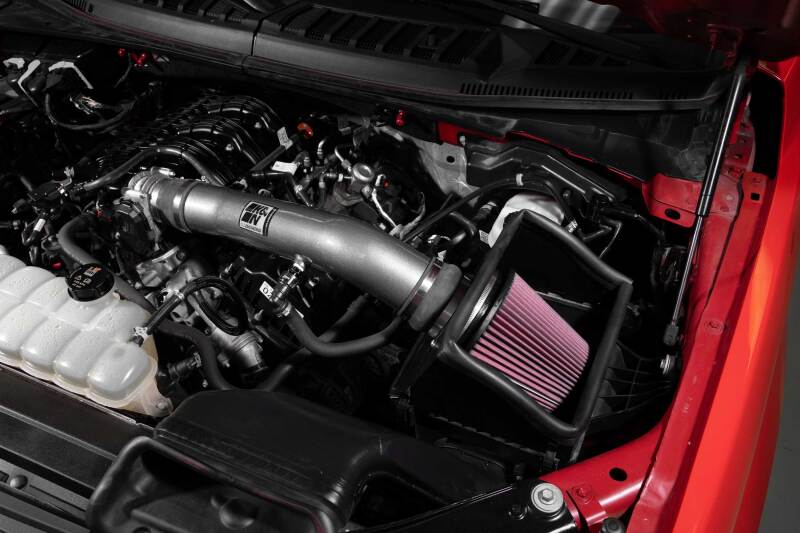 K&N 18-24 Ford F150 3.3L V6 Performance Air Intake System w/ Red Air Filter