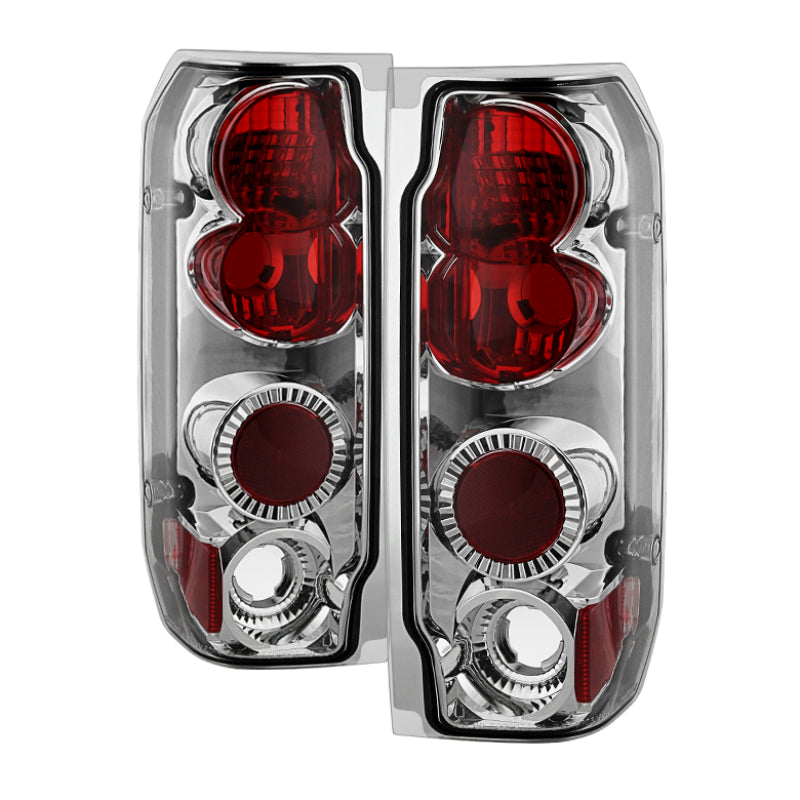 Spyder Ford F150 87-96/Ford Bronco 88-96 Euro Style Tail Lights Chrome ALT-YD-FF15089-C