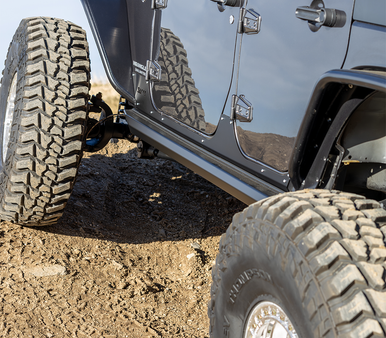 JEEP JKU SAVVY KRAWLER LITE SLIDERS (WELD ON)