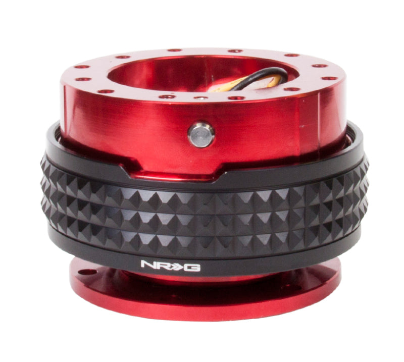 NRG Quick Release Kit - Pyramid Edition - Red Body / Black Pyramid Ring