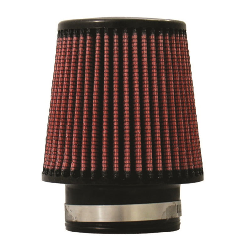 Injen High Performance Air Filter - 3.00 Black Filter 6 Base / 5 Tall / 4 Top - 45 Pleat