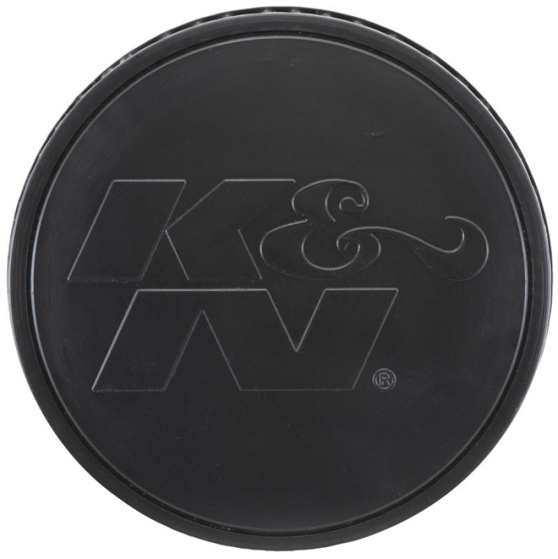 K&N Universal Rubber Filter-Round Tapered 4.5in Flange ID x 8in Base OD x 6.625in Top OD x 8in H