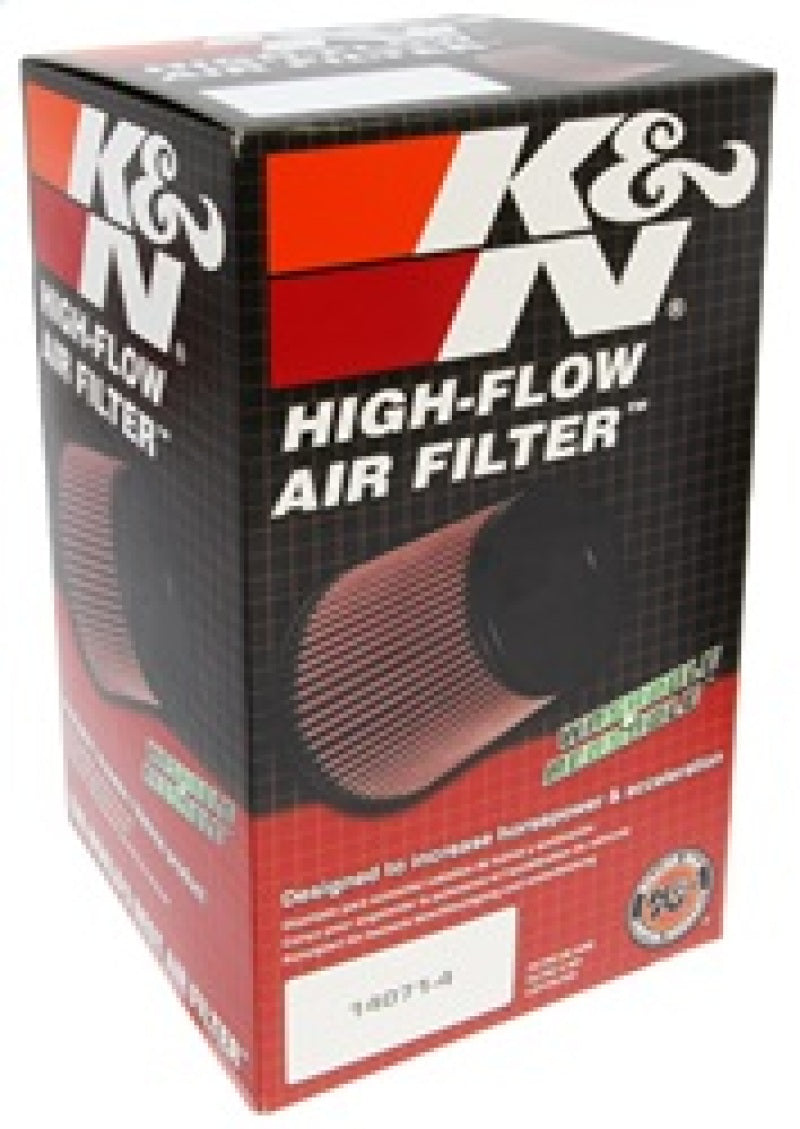 K&N Universal Rubber Filter 2.75in Flange ID x 5.875in Base OD x 4.75in Top OD x 7in Height