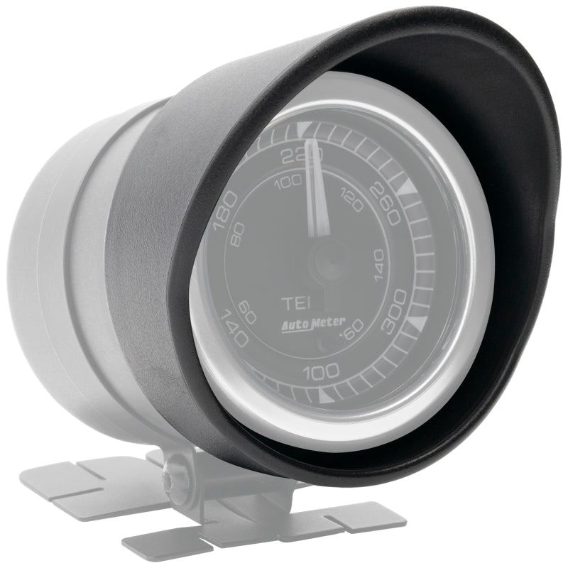 AutoMeter Gauge Visor 2-1/16in - Black