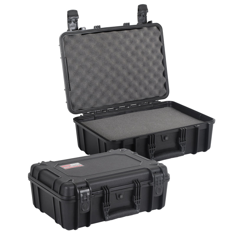 Go Rhino XVenture Gear Hard Case w/Foam - Medium 18in. / Lockable / IP67 - Tex. Black