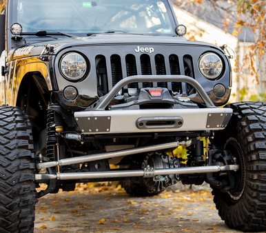 JEEP JK/JKU SAVVY LEGACY 6061 ALUMINUM FRONT BUMPER WITH HOOP