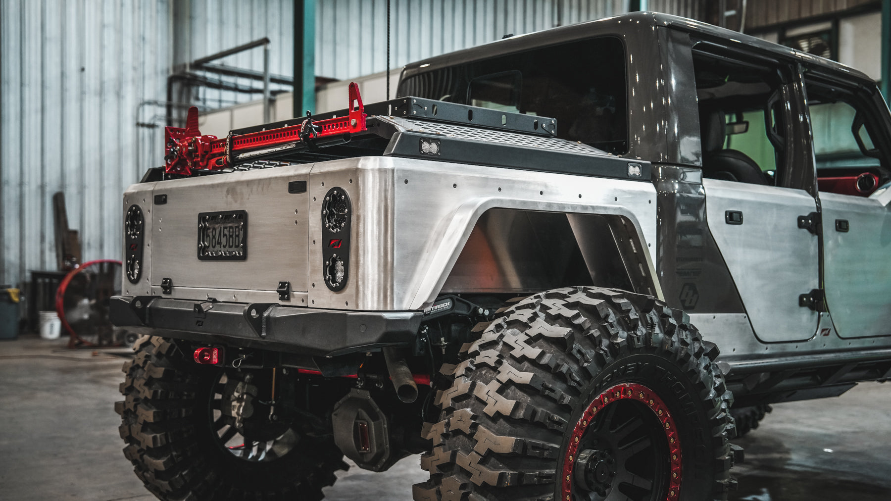 Aluminum Bobbed Replacement Bed for Jeep Gladiator