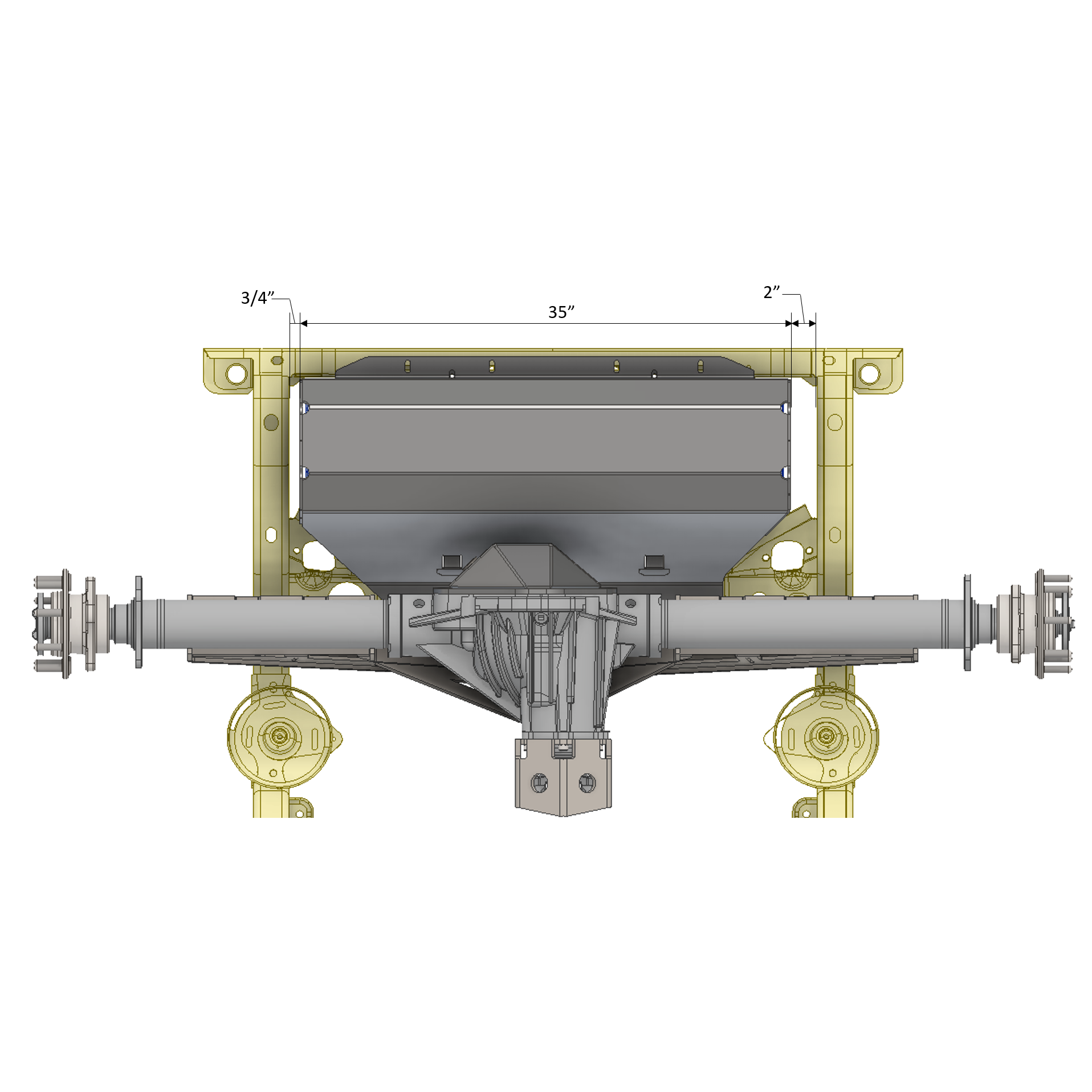 Stretch Underbody Fuel Cell for TJ / LJ