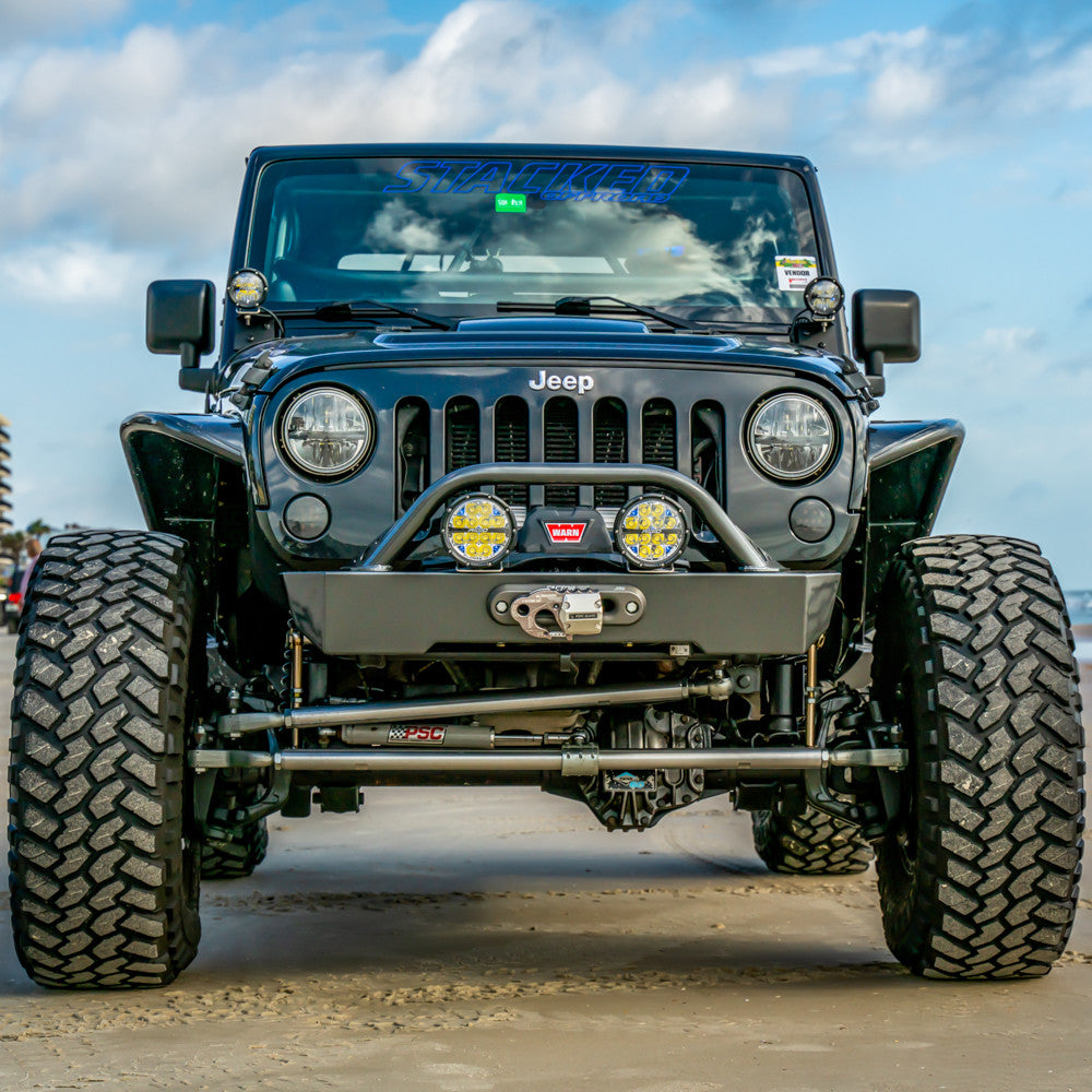 Savvy Krawler Lite Aluminum Front Bumper Kit w/Hoop for JK