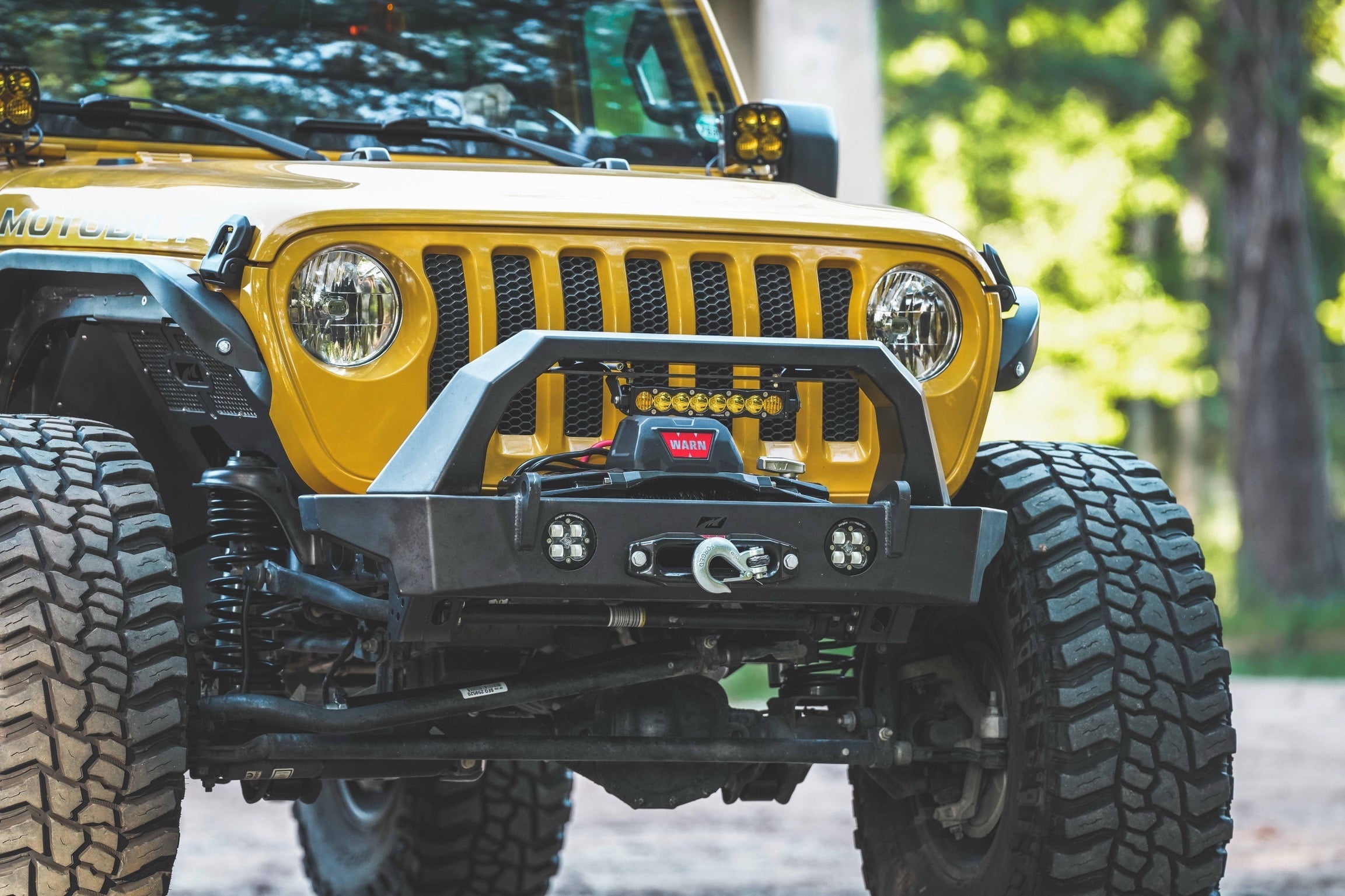 Crusher HD Front Bumper for Jeep JL/JT with Bull bar and Skidplate