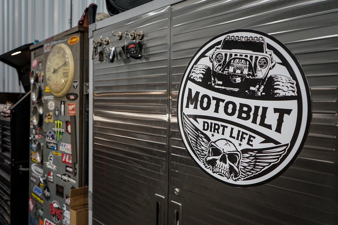 Motobilt Dirt Life Sticker - 18"