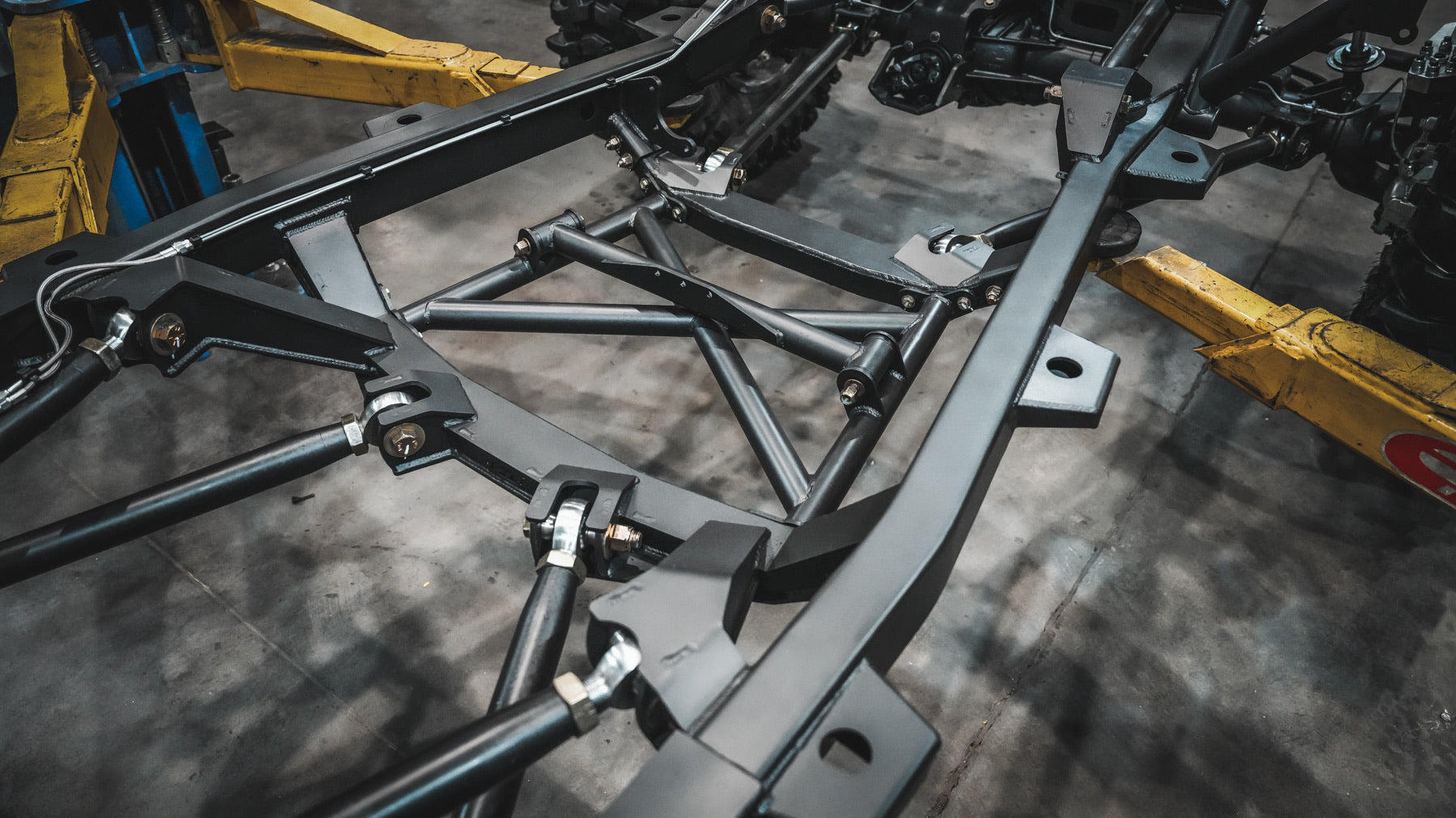 Double Triangulated 4 Link Suspension Mounting System for Jeep YJ/TJ/LJ