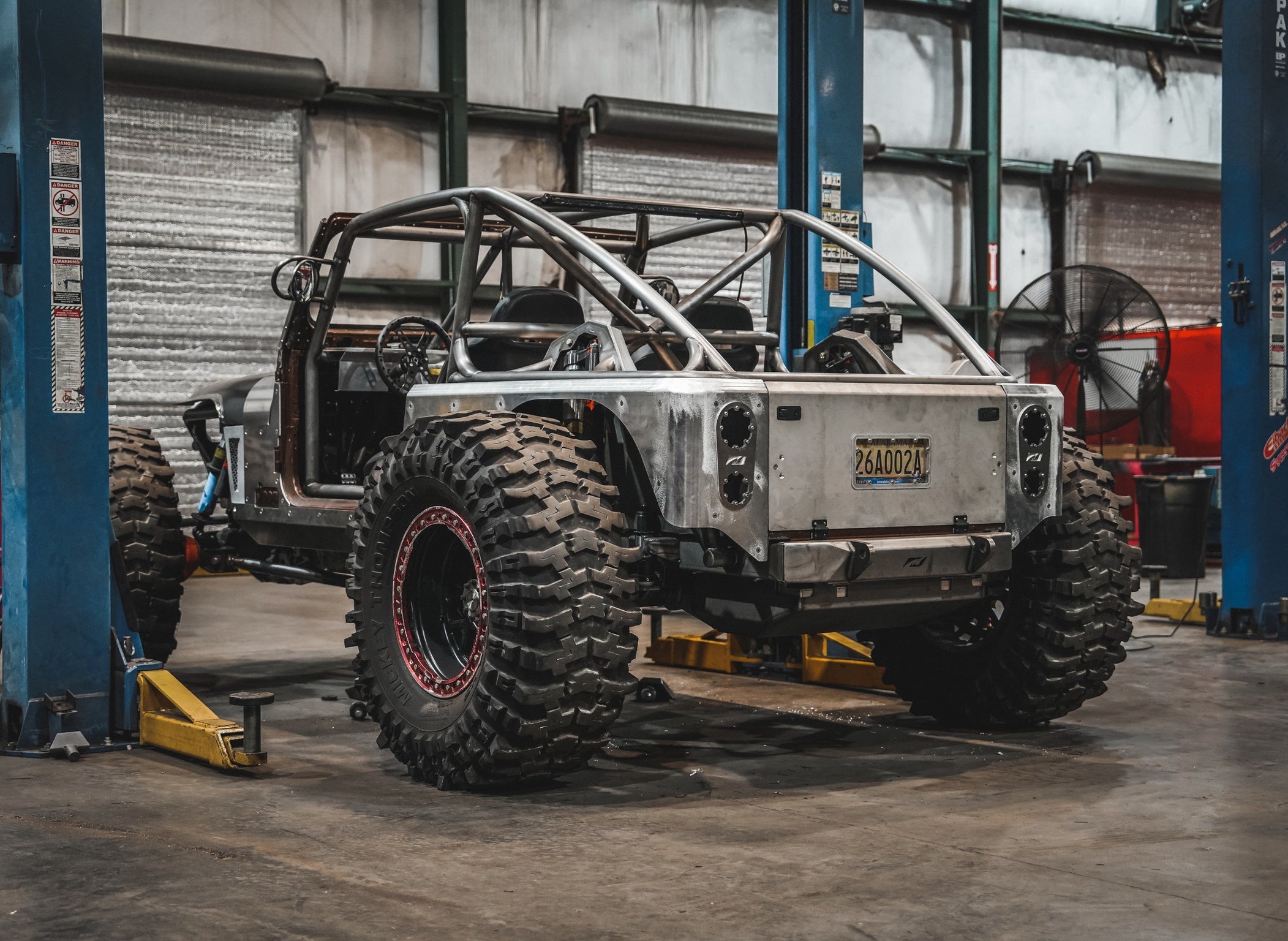 Aluminum 15" Stretch Over the Rail Corner Armor for Jeep YJ