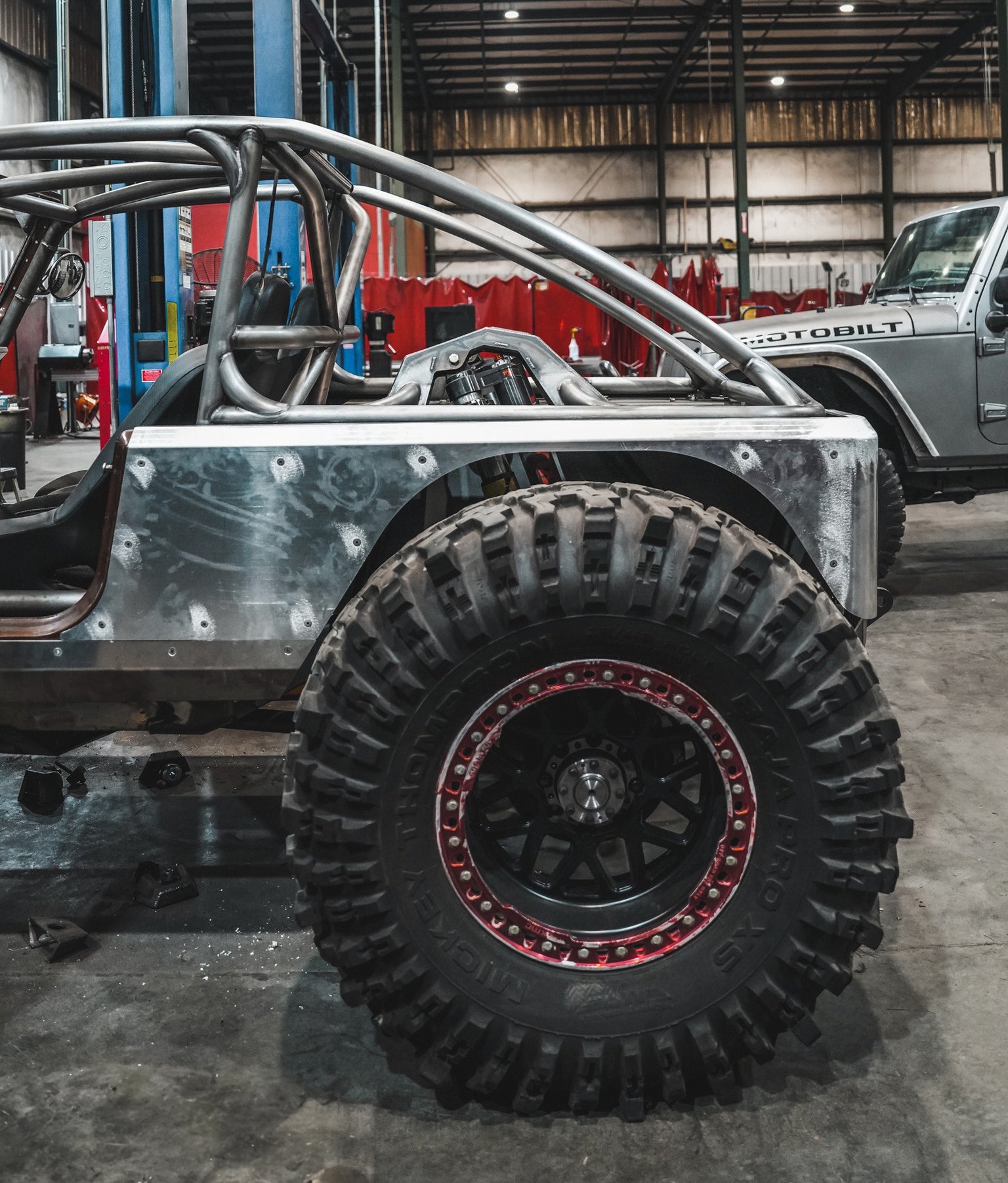 Aluminum 15" Stretch Over the Rail Corner Armor for Jeep YJ