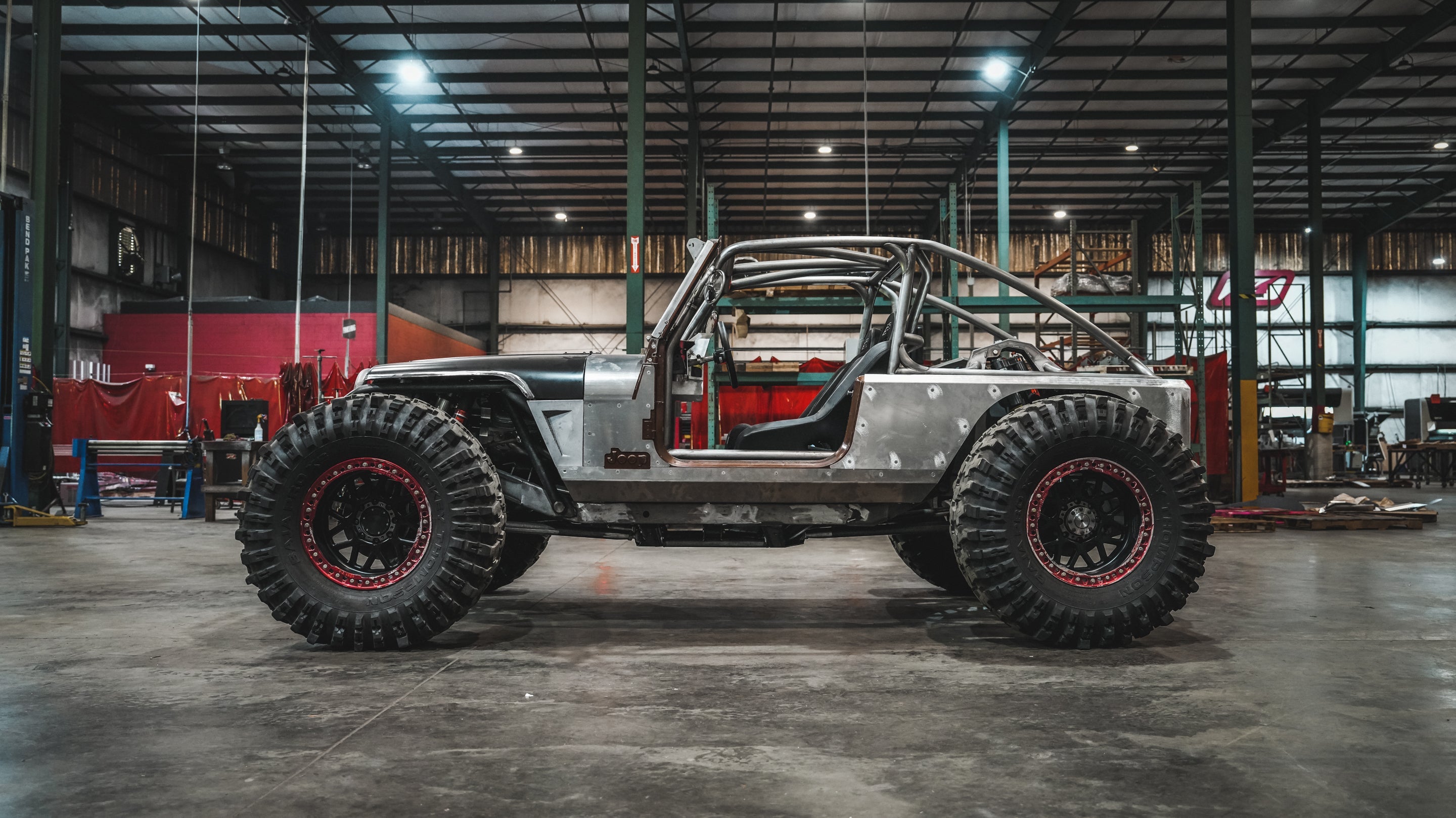 Aluminum Cowl Armor for Jeep YJ / CJ