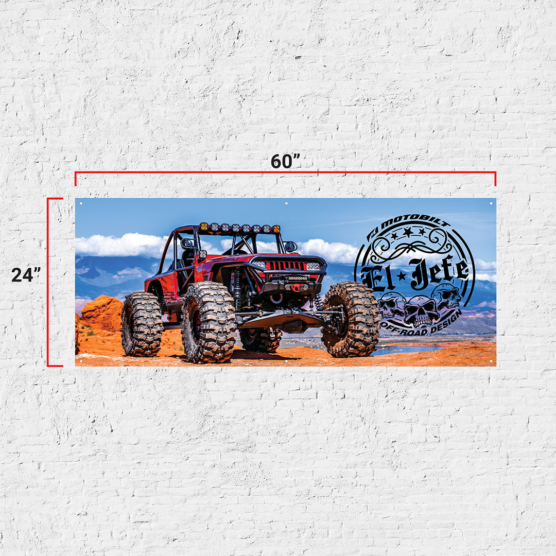 El Jefe at Sand Hollow Banner - 60 x 24