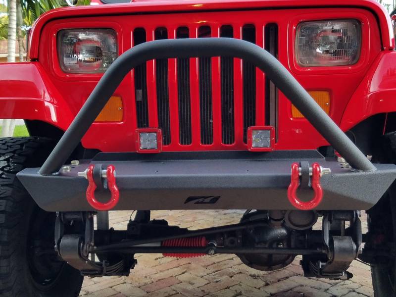 Mid-Width Front Bumper w/ stinger for Jeep YJ / TJ / LJ